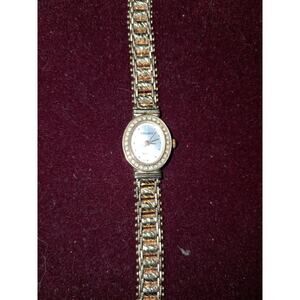 Vintage Gruen Ladies Gold Tone Tiny Dainty Art Deco Elegant Watch